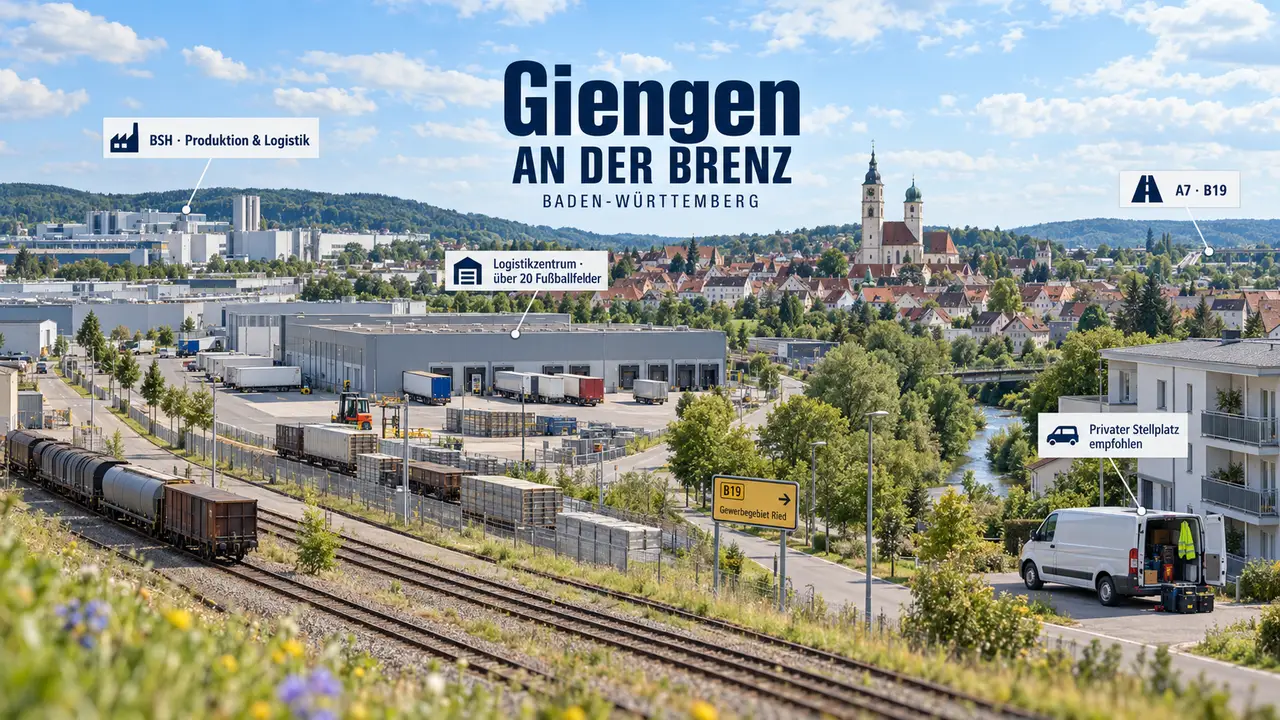 Stadtansicht Giengen an der Brenz