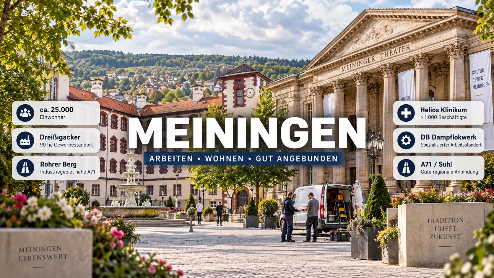 stadtansicht meiningen