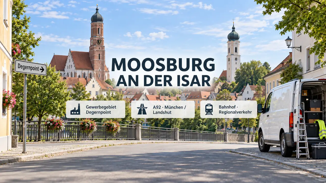 Stadtansicht Moosburg an der Isar