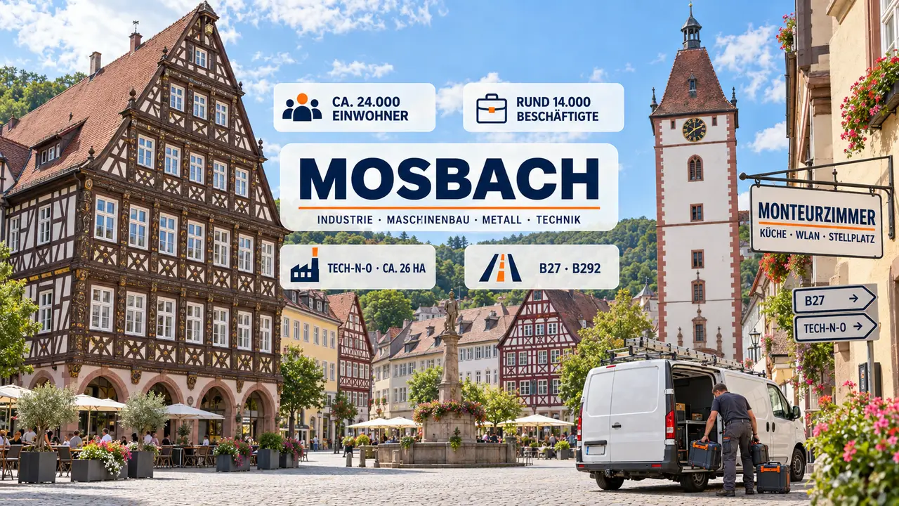 Stadtansicht Mosbach
