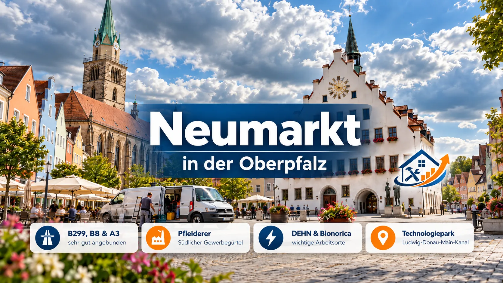 stadtansicht neumarkt in der oberpfalz