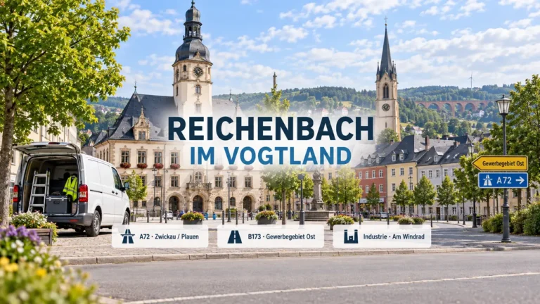 stadtansicht reichenbach im vogtland