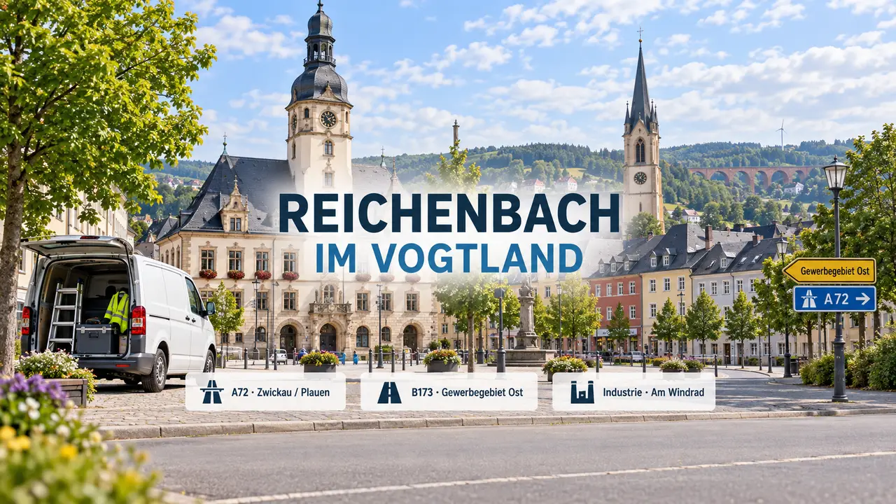 stadtansicht reichenbach im vogtland