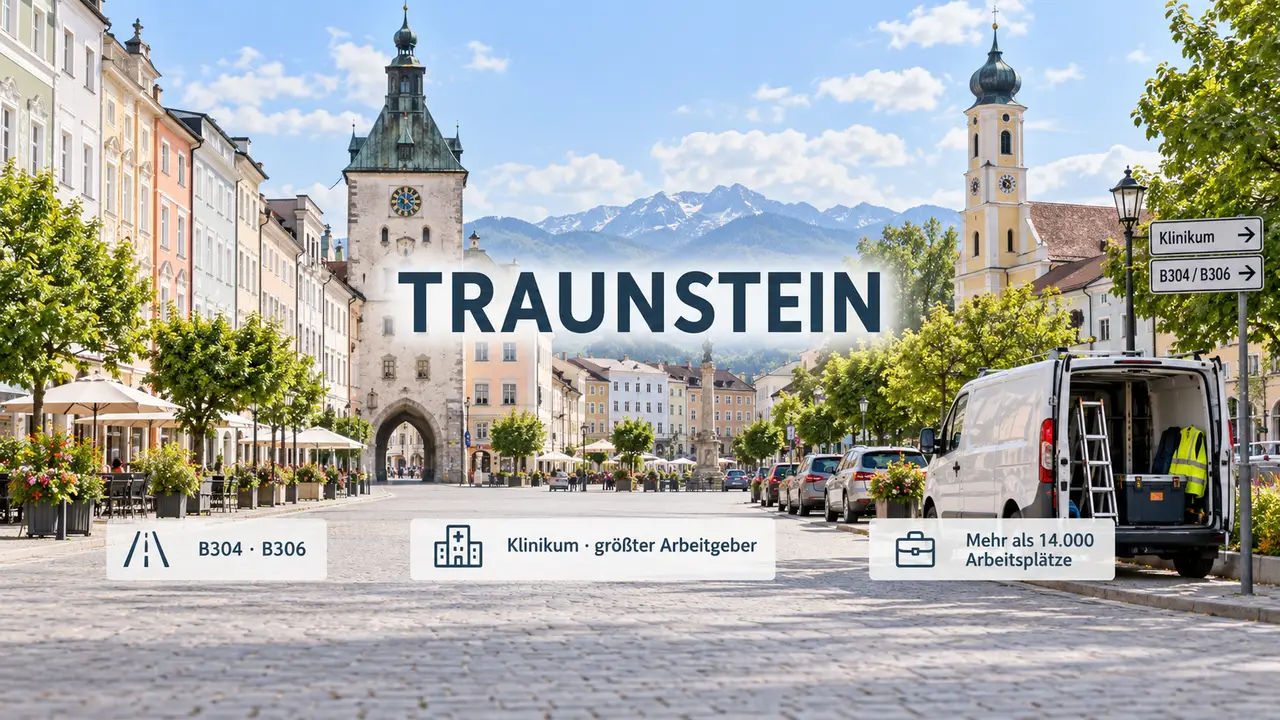 Stadtansicht Traunstein